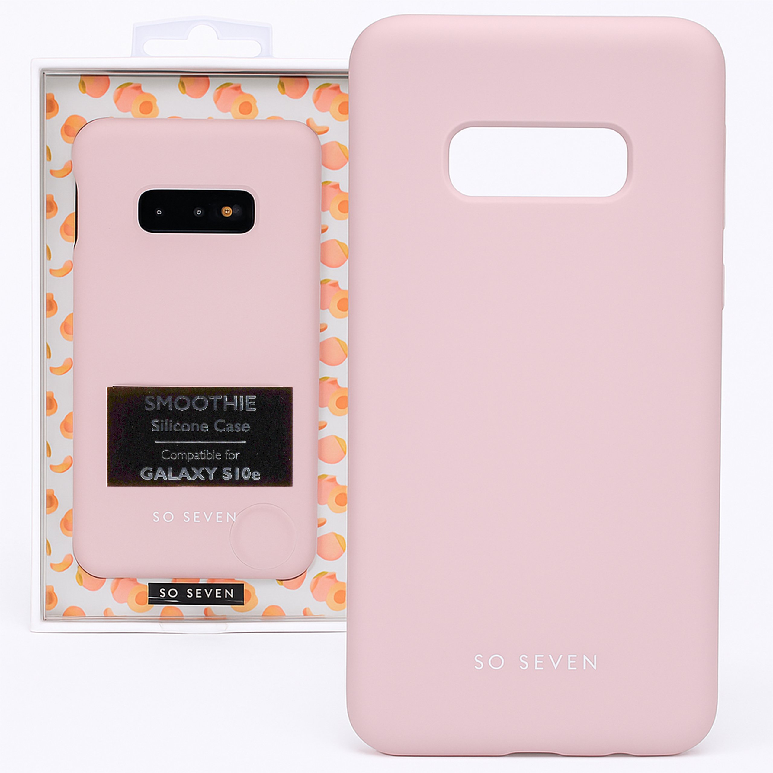 Różowe etui So Seven Smoothie na Samsung Galaxy S10e - widok z przodu