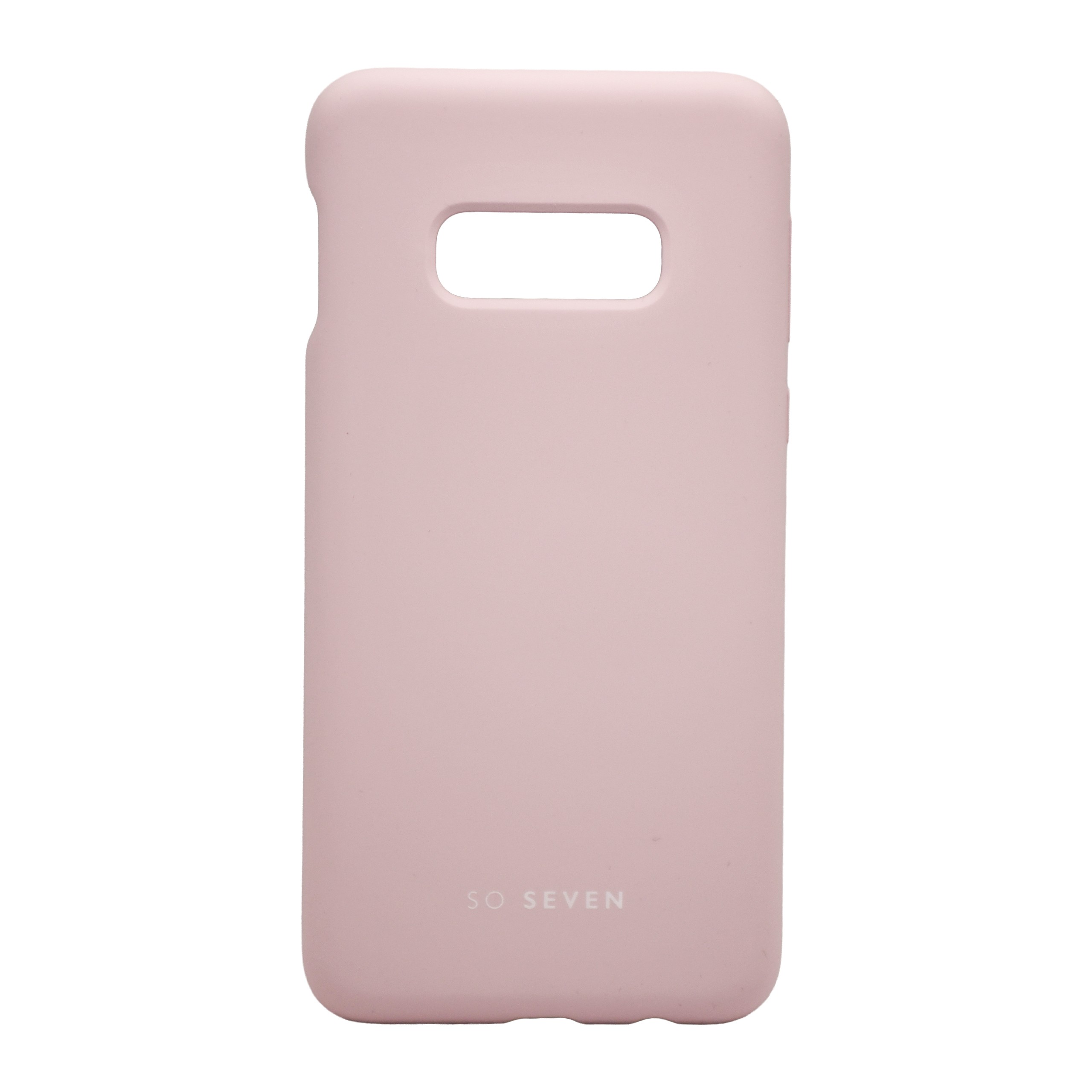 Różowe etui So Seven Smoothie na Samsung Galaxy S10e - widok z tyłu