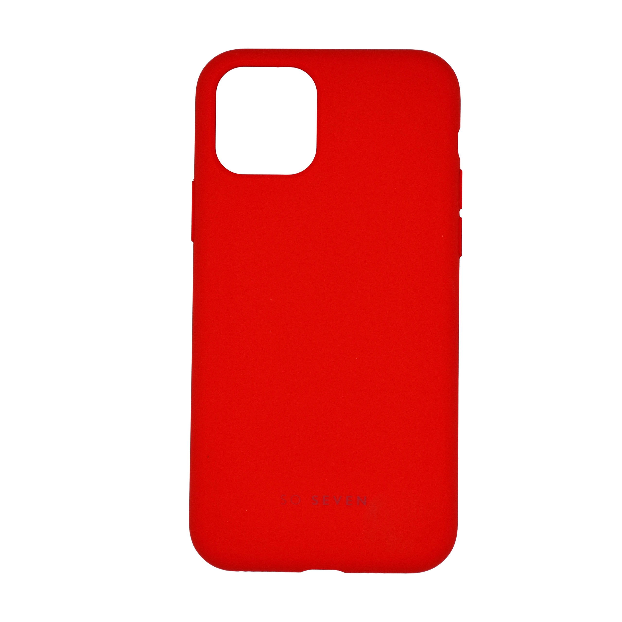 Czerwone etui So Seven Smoothie do iPhone 11 Pro - widok z tyłu.