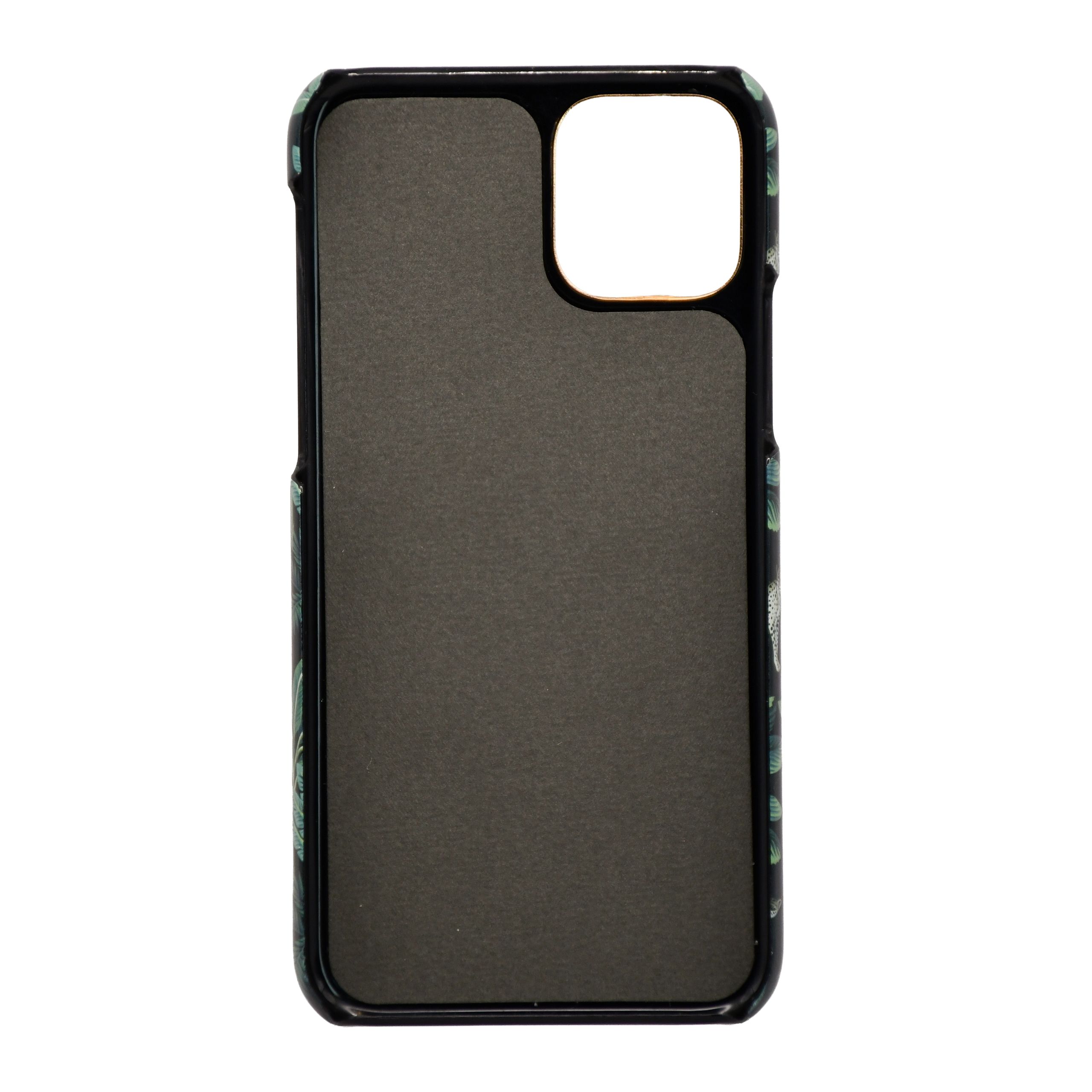 Etui So Seven Jaipur Leopard do iPhone 11 Pro - widok z tyłu z wzorem panterki.
