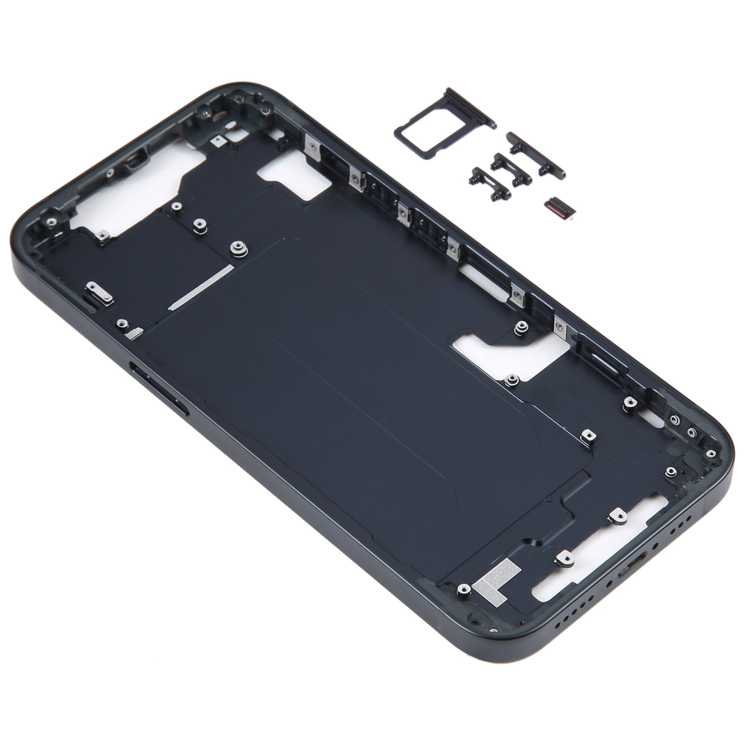 Klapka baterii iPhone 16 czarna – widok tyłu