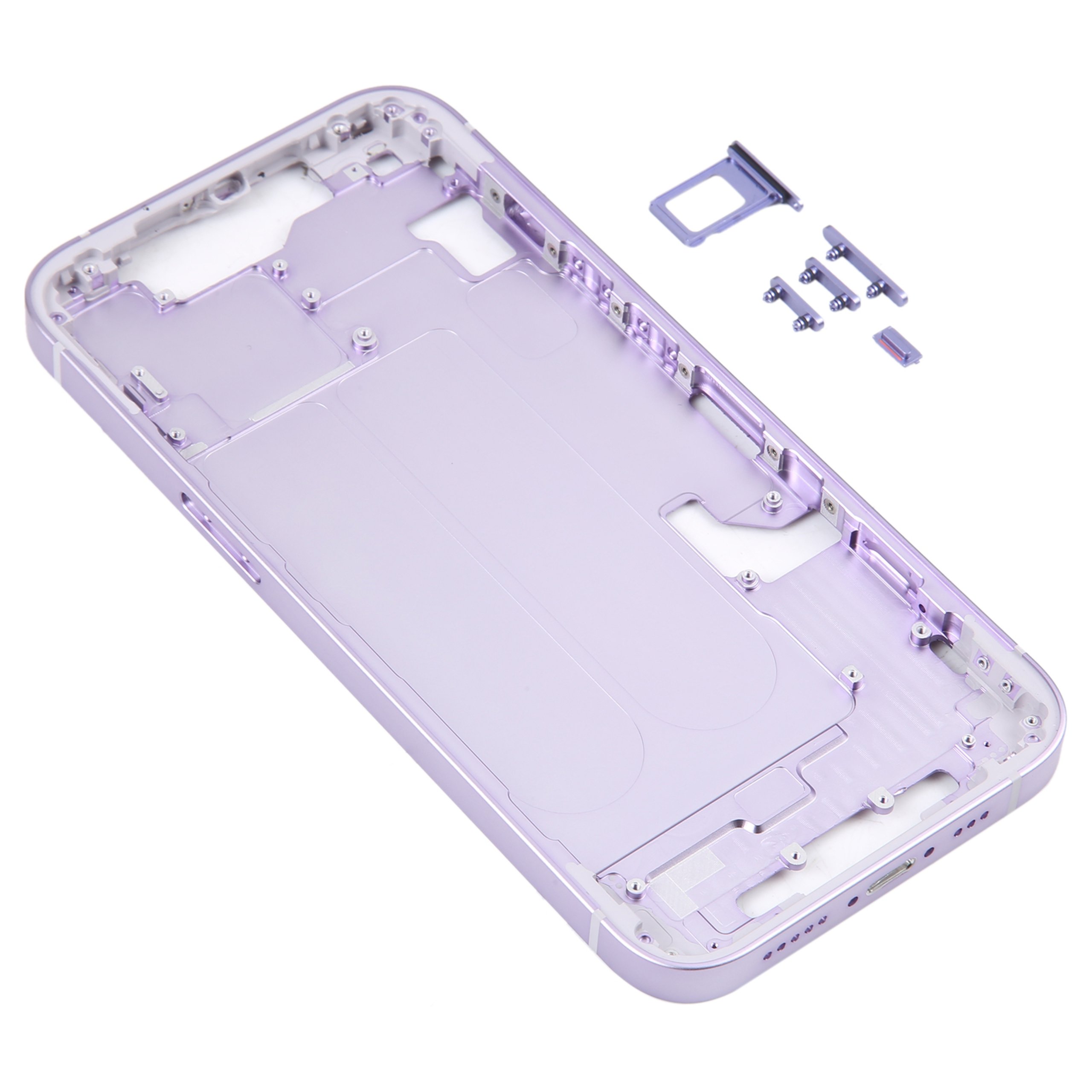Klapka baterii iPhone 16 czarna – widok tyłu