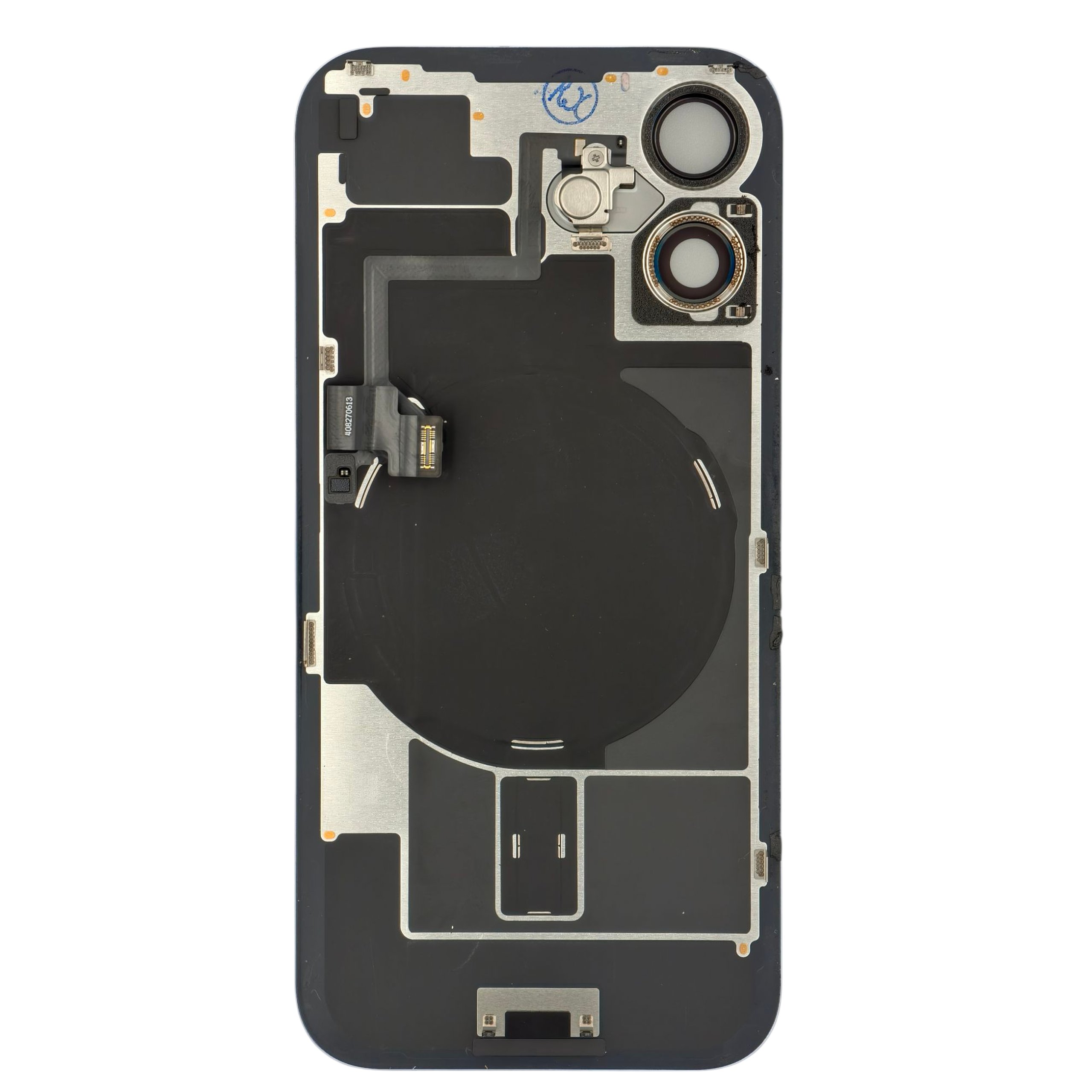Klapka baterii iPhone 16 Pro biała – widok tyłu