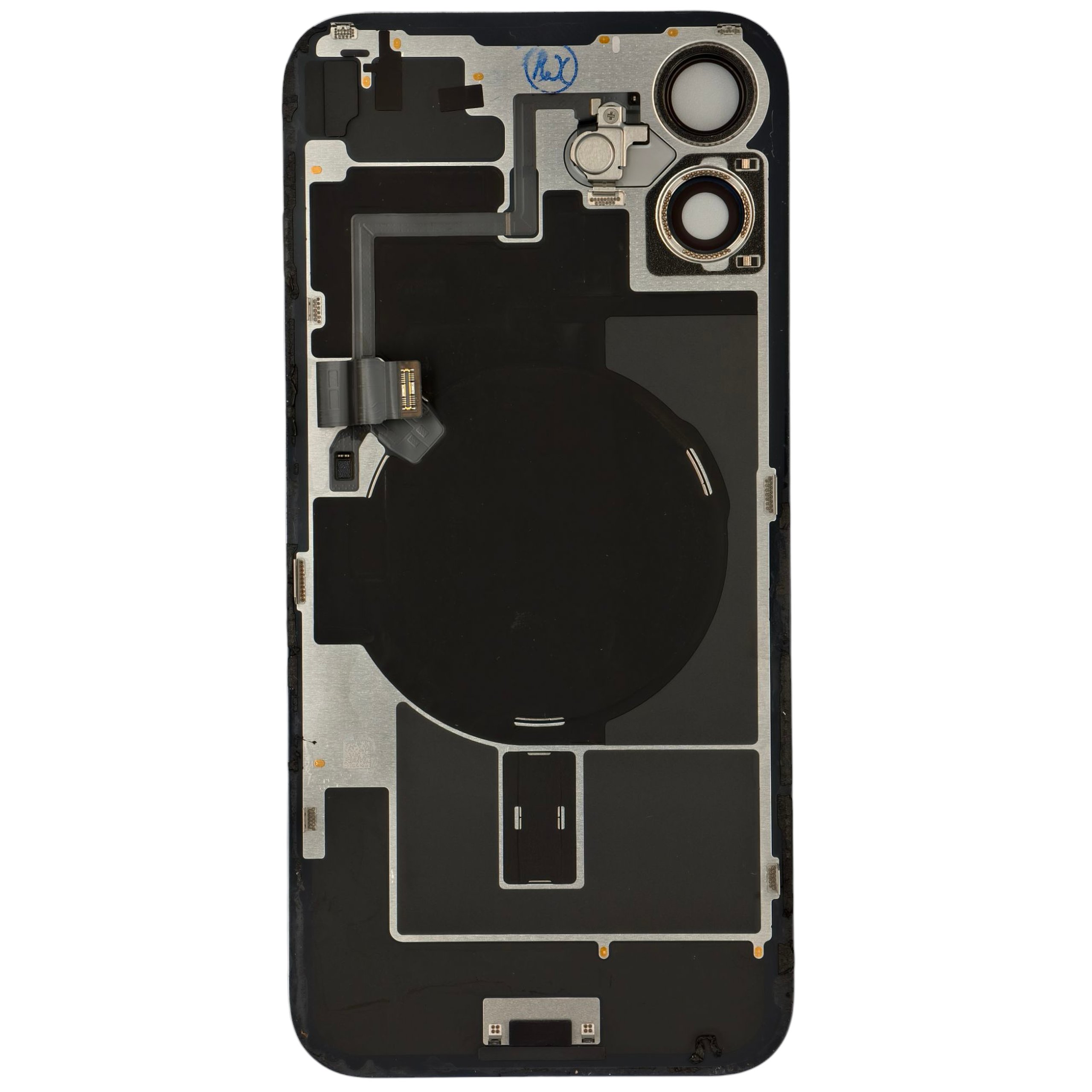 Klapka baterii iPhone 16 Pro biała – widok tyłu